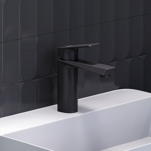 Смеситель для раковины Damixa Merkur 400210300 Черный матовый латунь