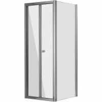 Душевой уголок Grossman Alba 90х90 GR-9090Al2 профиль Хром стекло прозрачное