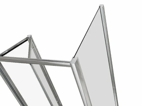 Душевой уголок Grossman Alba 90х90 GR-9090Al2 профиль Хром стекло прозрачное