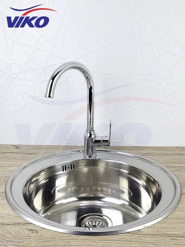 Смеситель для кухни Viko V-7304 Хром