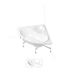 Акриловая ванна Lavinia Boho Elegant 140х140 S1-37050140 цвет Белый глянцевый с каркасом
