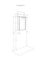Зеркальный шкаф Aquaton Верди PRO 50 1A195802VDAV0 с подсветкой Белый Ясень фабрик МДФ / ЛДСП, стекло