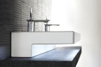 Раковина Jacob Delafon Terrace 120 EXB9112-00 с подсветкой фарфор подвесная, полувстраиваемая