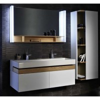 Раковина Jacob Delafon Terrace 120 EXB9112-00 с подсветкой фарфор подвесная, полувстраиваемая