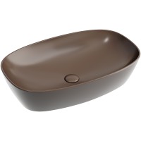 Раковина-чаша Ceramicanova Element 60 CN6049MDB Темно-коричневая матовая фарфор накладная