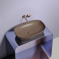 Раковина-чаша Ceramicanova Element 60 CN6049MDB Темно-коричневая матовая фарфор накладная
