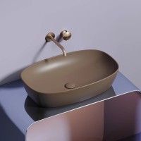 Раковина-чаша Ceramicanova Element 60 CN6049MDB Темно-коричневая матовая фарфор накладная