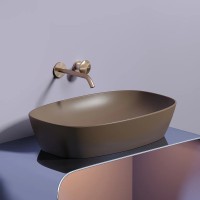 Раковина-чаша Ceramicanova Element 60 CN6049MDB Темно-коричневая матовая фарфор накладная