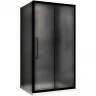 Душевой уголок Abber Schwarzer Diamant 140x90 AG30140BMH-S90BM профиль Черный стекло матовое