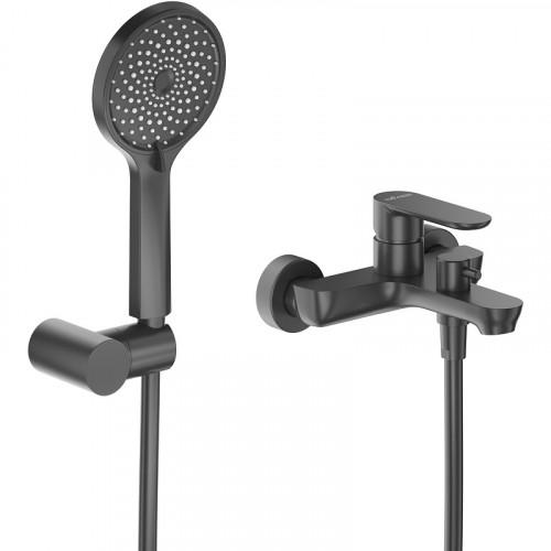 Смеситель для ванны Cezares Stylus STYLUS-VD-NOP Черный матовый нержавеющая сталь на стену