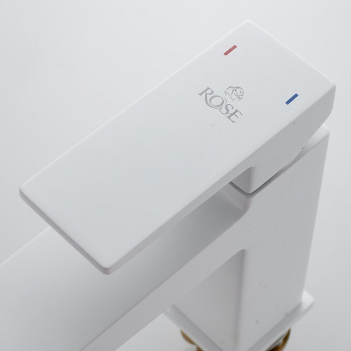Смеситель для раковины Rose R2801C цвет Белый