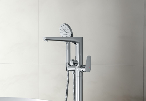 Смеситель для ванны Aquatek Бетта AQ1145CR Хром латунь на пол