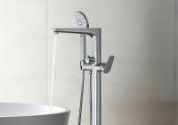 Смеситель для ванны Aquatek Бетта AQ1145CR Хром латунь на пол