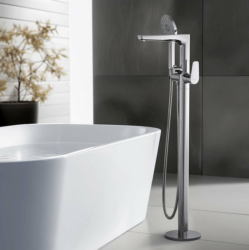 Смеситель для ванны Aquatek Бетта AQ1145CR Хром латунь на пол