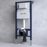 Комплект унитаза WellWant Aura WWU01121WK с инсталляцией AM.PM PrimeFit I012709.0138 с сиденьем Микролифт и Черной матовой клавишей смыва