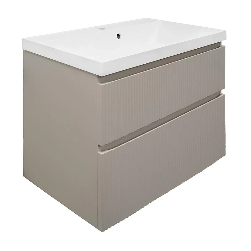 Тумба с раковиной Azario Viola 80 CS00097144 подвесная цвет Бежевый