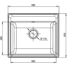 Кухонная мойка GranFest Vertex GF-V-580 Графит