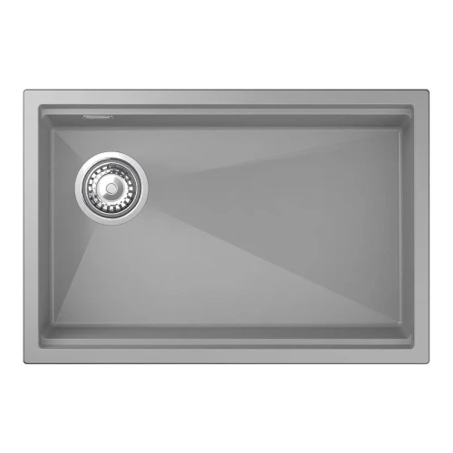 Кухонная мойка Rivelato Lino 65 LN-654-L grigio metallizz цвет Серый металлик