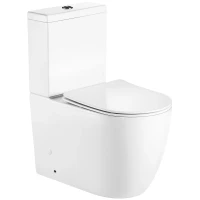 Унитаз компакт Royce Pro RCT-130516WH с бачком и сиденьем Микролифт фаянс напольный