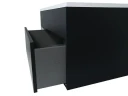 Тумба с раковиной Uperwood Lotus Premium 80 39340207461 подвесная цвет Черный матовый