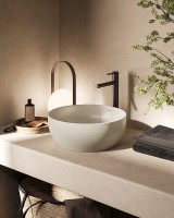 Раковина-чаша Vitra Outline Recycled 41 7992B066-0016 Матовый тауп фарфор накладная