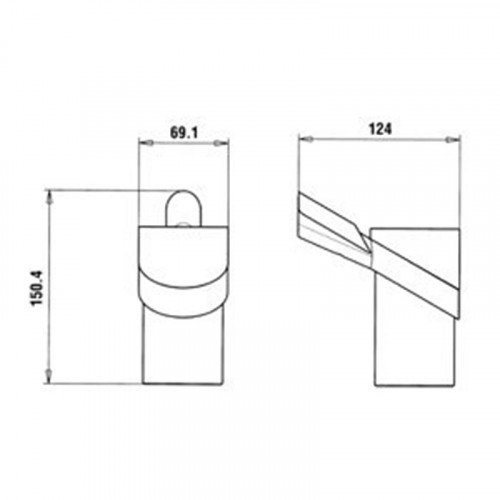 Стакан для зубных щеток Paini Morgana 73CR041VR Хром