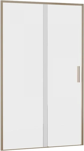 Душевая дверь Aquanet Pleasure Evo AE65-N120-GBT 120 352425 профиль Золото-никель браш стекло прозрачное