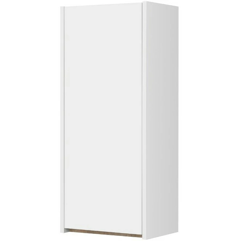 Подвесной шкаф Aquaton Марти 35 1A270203MY010 Белый глянцевый Дуб эндгрейн МДФ / ЛДСП