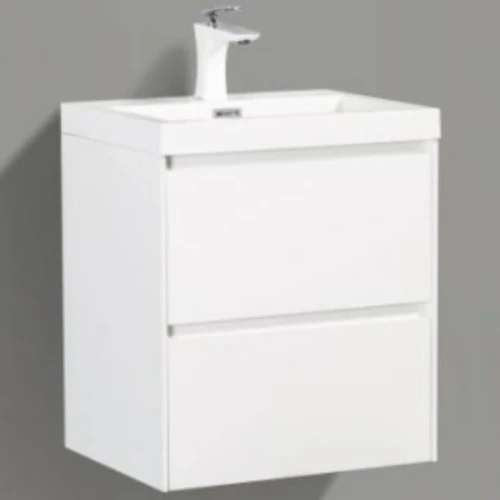 Тумба под раковину BelBagno Pietra Mini 50 PIETRA MINI-500-2C-SO-BL подвесная Bianco Lucido МДФ / ЛДСП