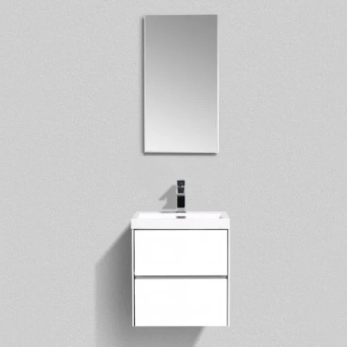 Тумба под раковину BelBagno Pietra Mini 50 PIETRA MINI-500-2C-SO-BL подвесная Bianco Lucido МДФ / ЛДСП
