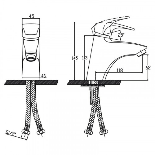 Комплект смесителей Kaiser Guss 6800К Хром