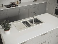 Кухонная мойка Florentina Комби-860К 21.410.D0860.202 Шампань комбинированные встраиваемый