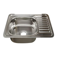 Кухонная мойка Mixline 58 L 528192 цвет Хром