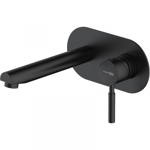 Смеситель для раковины WasserKRAFT Gollach 3330 Черный матовый латунь встраиваемый