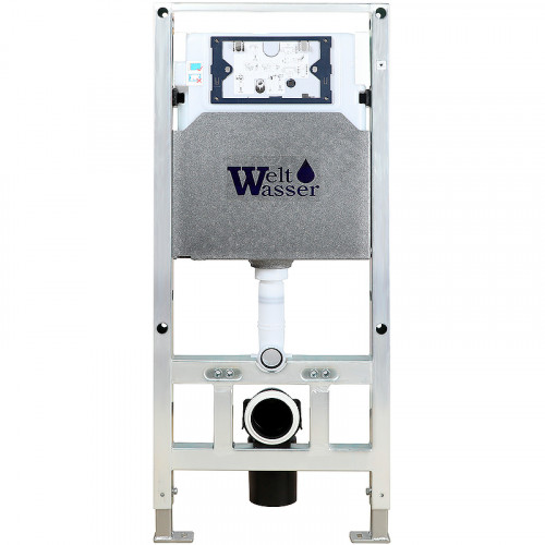 Инсталляция WeltWasser WW Amberg 506 ST 10000005989 для унитаза без клавиши смыва нержавеющая сталь