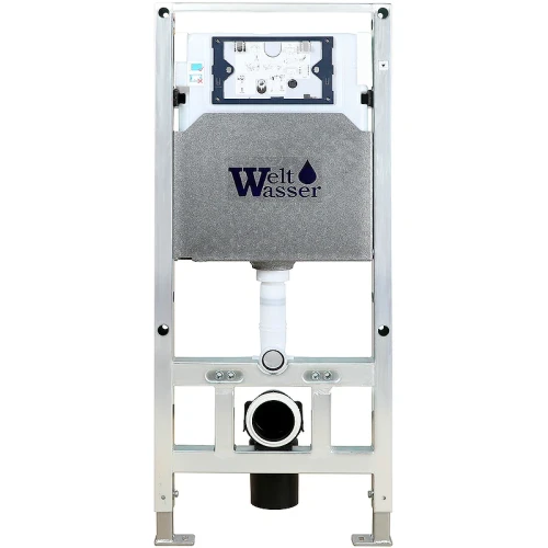 Инсталляция WeltWasser WW Amberg 506 ST 10000005989 для унитаза без клавиши смыва нержавеющая сталь