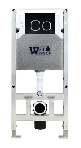 Инсталляция WeltWasser WW Amberg 506 ST 10000005989 для унитаза без клавиши смыва нержавеющая сталь