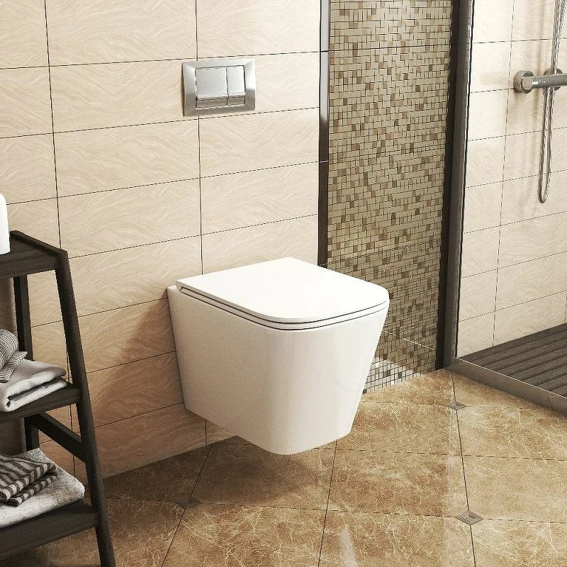 Унитаз Owl 1975 Vatter OWLT190403S подвесной с сиденьем Микролифт фарфор подвесной