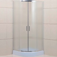 Душевой уголок BelBagno Uno 80х80 UNO-195-R-2-80-P-Cr профиль Хром стекло рифленое