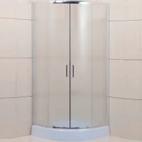 Душевой уголок BelBagno Uno 80х80 UNO-195-R-2-80-P-Cr профиль Хром стекло рифленое