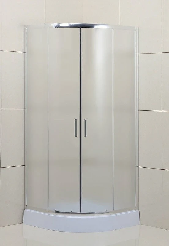 Душевой уголок BelBagno Uno 80х80 UNO-195-R-2-80-P-Cr профиль Хром стекло рифленое