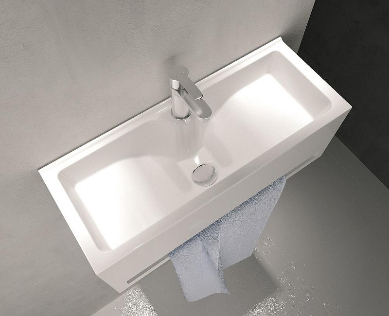 Комплект мебели для ванной DIWO Казань 60 подвесной цвет Белый