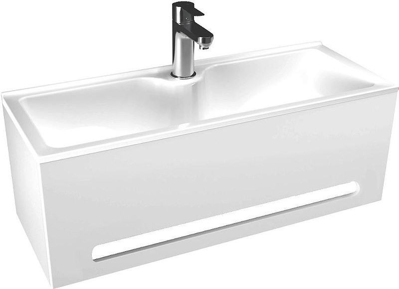 Комплект мебели для ванной DIWO Казань 60 подвесной цвет Белый