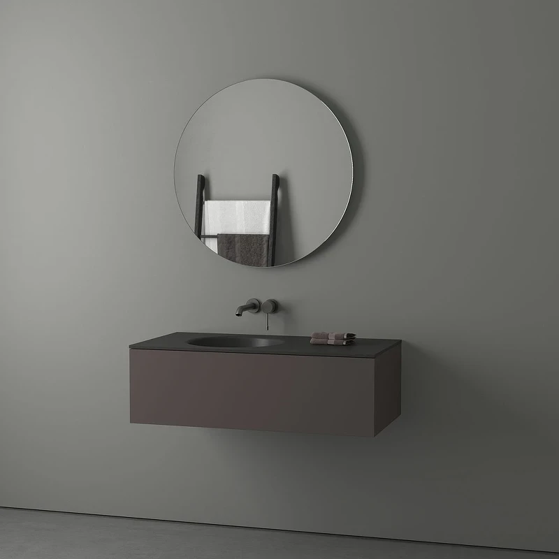 Зеркало Evoform Ledshine d80 BY 2545 с подсветкой 21 W - без выключателя - нейтральный белый свет стекло