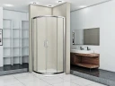 Душевой уголок Good Door Infinity R-80-G-CH 80x80 профиль Хром стекло Грейп
