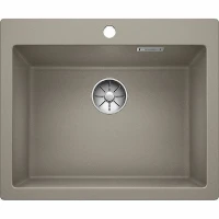 Кухонная мойка Blanco Pleon 6 521686 Серый беж искусственный камень (литьевой мрамор) встраиваемый