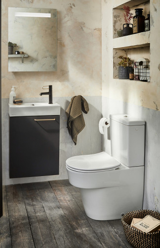 Раковина Jacob Delafon Odeon Rive Gauche 50 R EGO112-56-00 Белая фаянс подвесная, полувстраиваемая