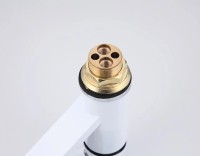 Смеситель для кухни Frap H34 F4534 Белый Хром латунь однорычажный