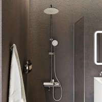 Душевая система Iddis Shelfy SHESBBTi06 Хром латунь на стену