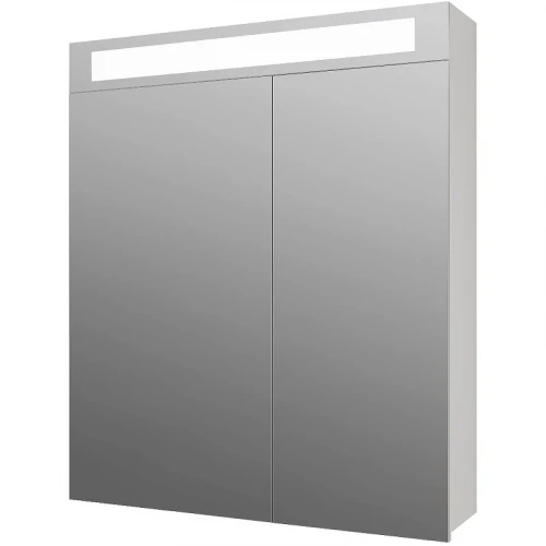 Зеркальный шкаф Dreja Eco Uni 70 99.9002 Белый МДФ / ЛДСП, стекло